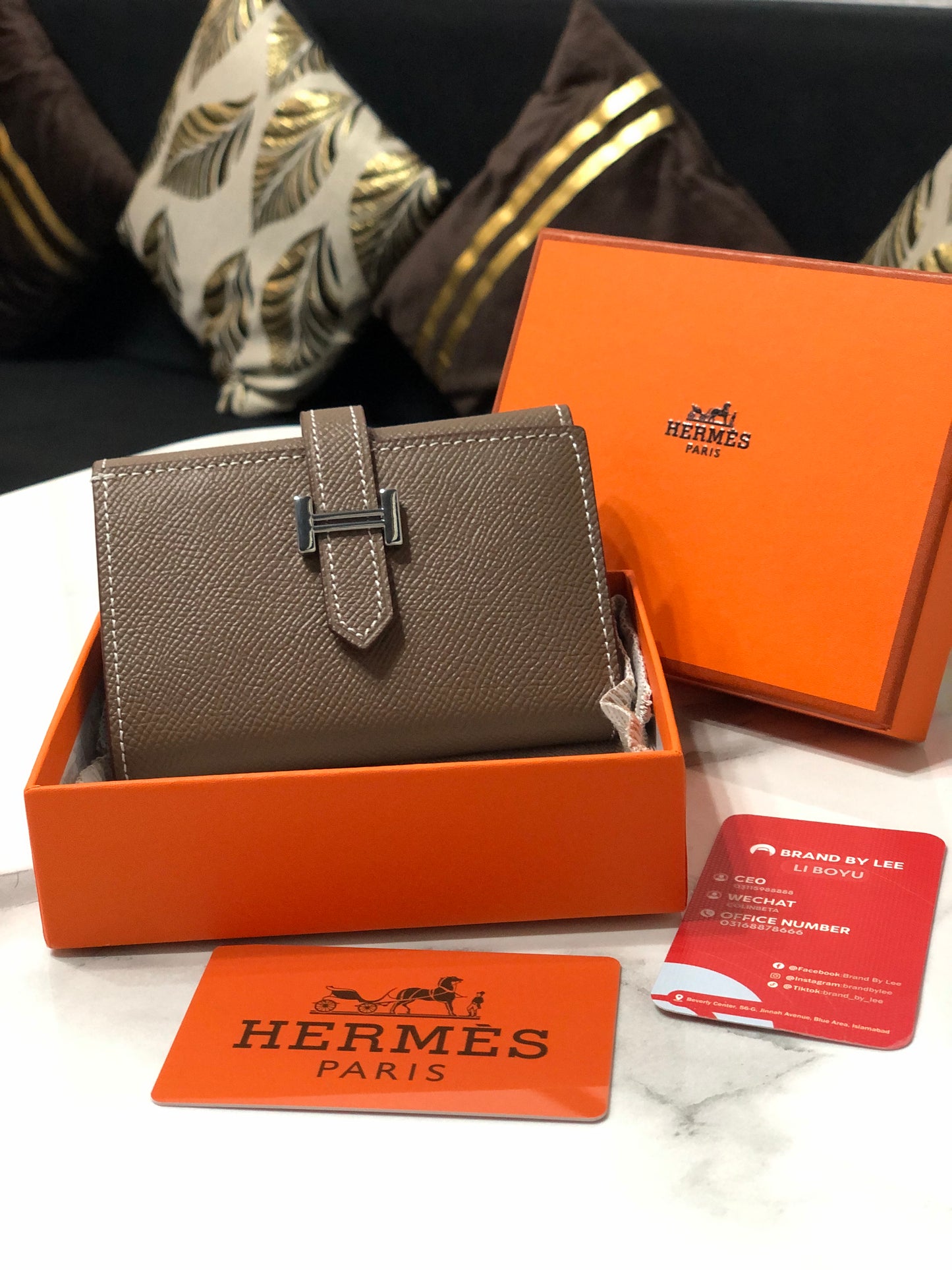 Hermes Bearn Compact Wallet