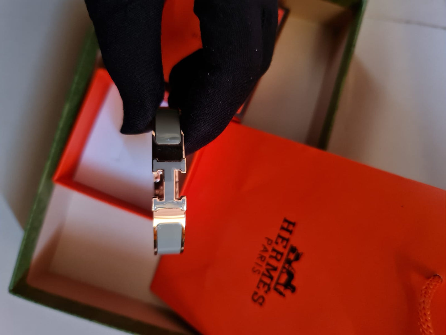 Hermes H bracelet