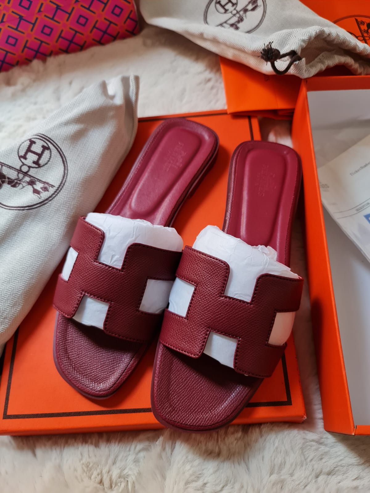 Hermes slippers