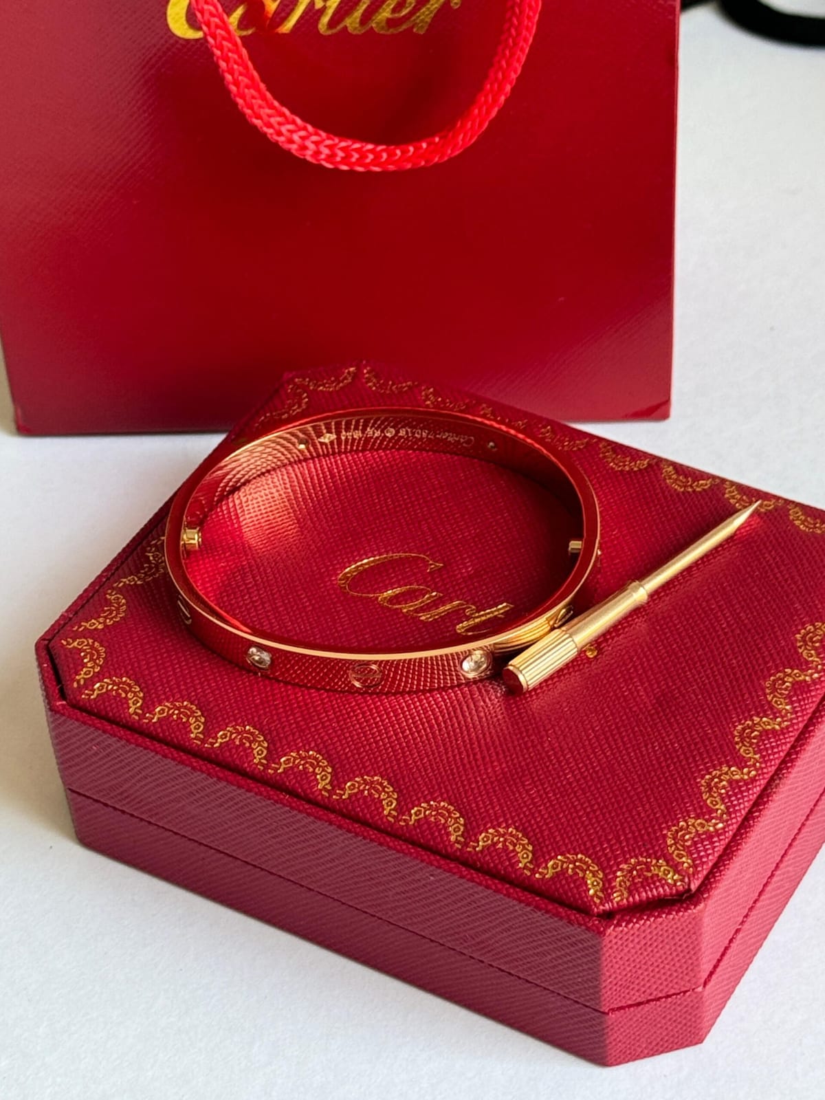 Cartier Bracelet With Complete Packaging