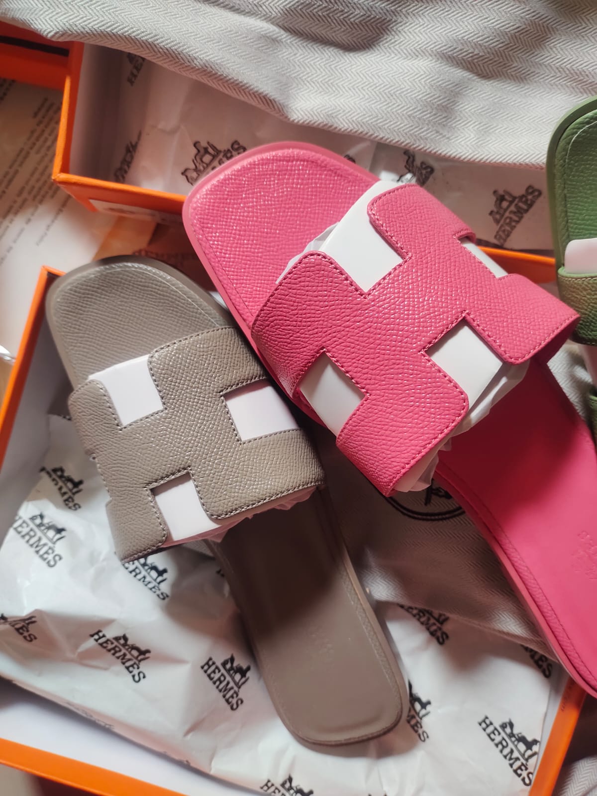 Hermes slippers all colours available