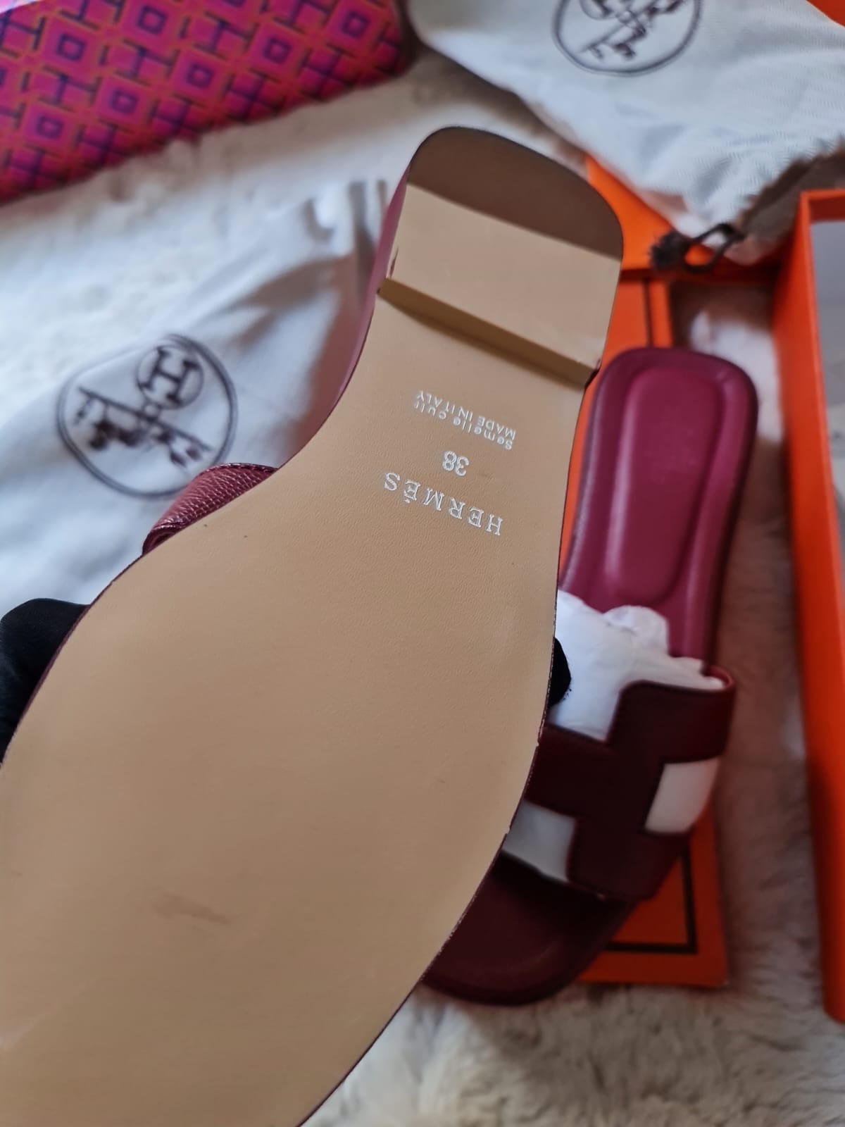 Hermes slippers