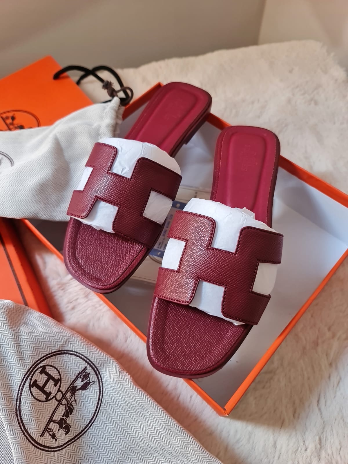 Hermes slippers