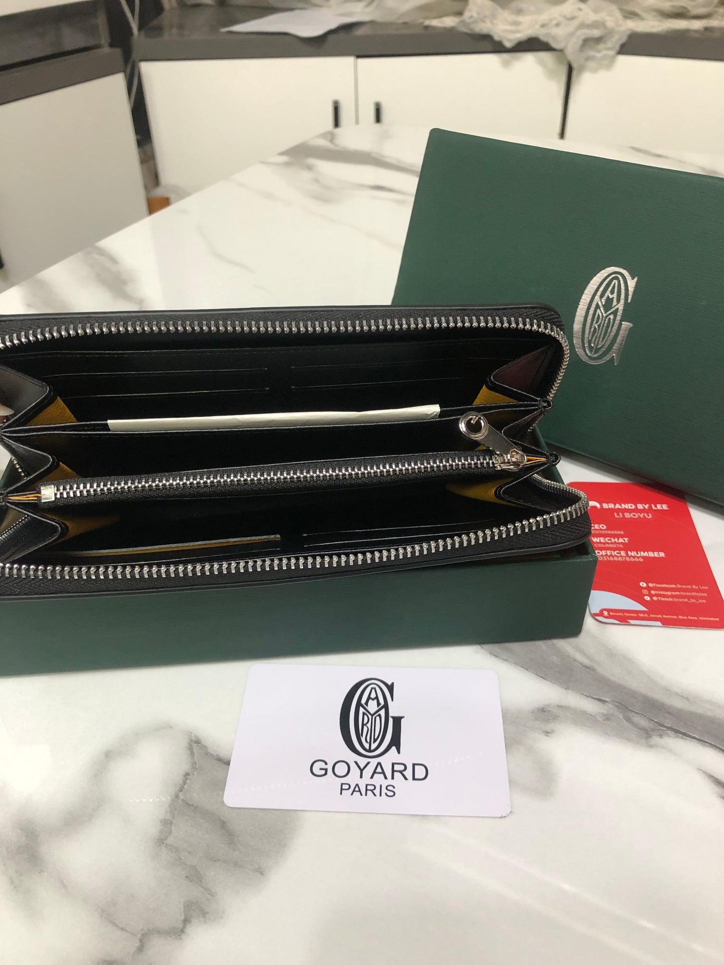 Goyard Matignon Zip Around GM Wallet