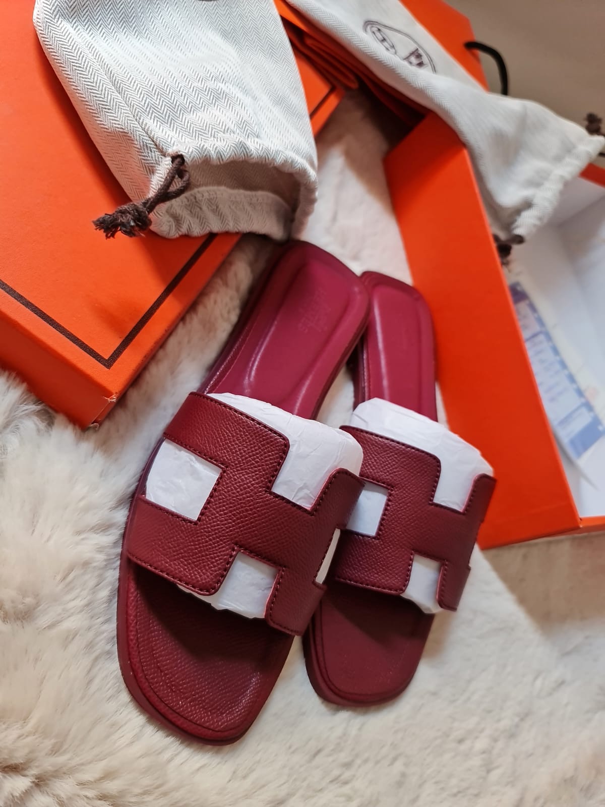 Hermes slippers