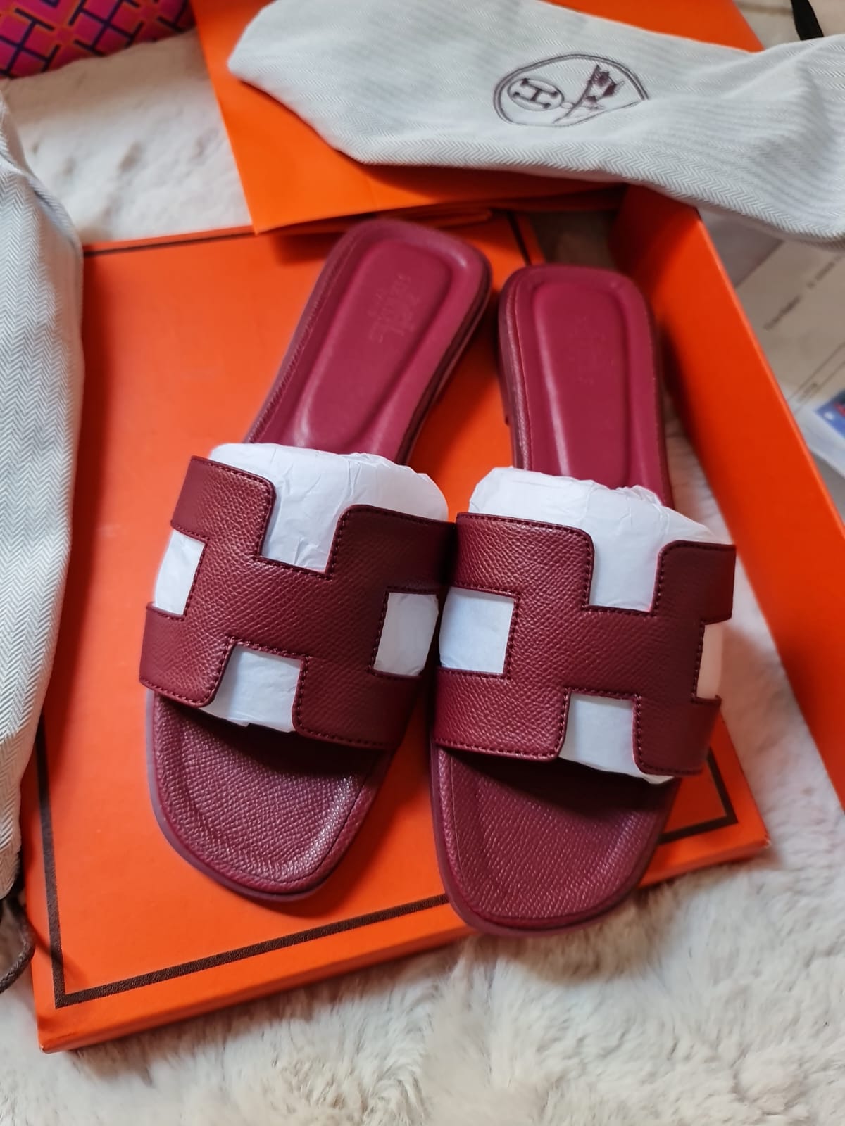 Hermes slippers
