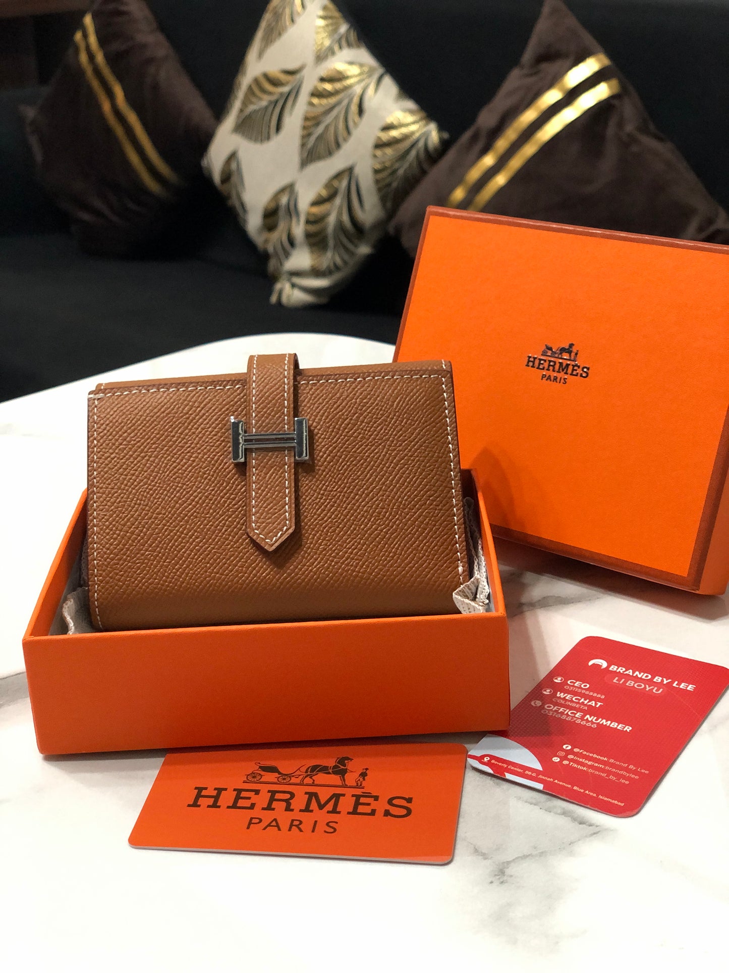 Hermes Bearn Compact Wallet