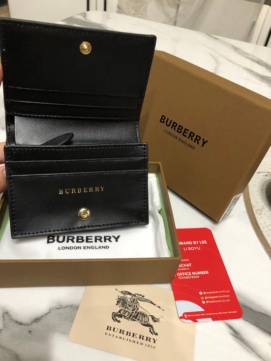 Burberry Small Black Wallet